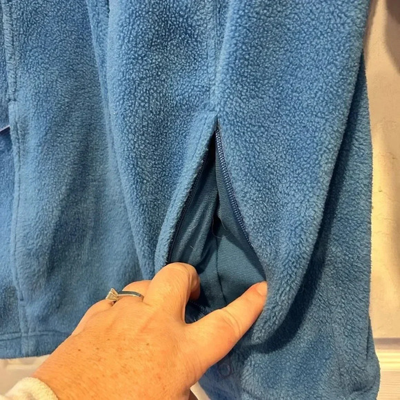 Columbia Women's Blue Benton Springs Zip-Front Fleece Jacket size Medium - Picture 3 of 5